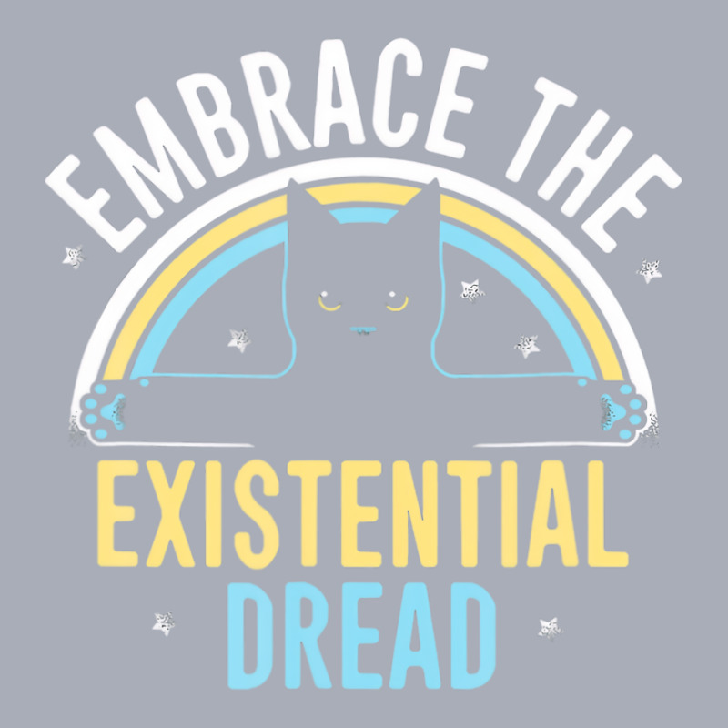 Embrace He Existential Dread Funny Novelty Cat Lov Tank Dress by lavinia | Artistshot