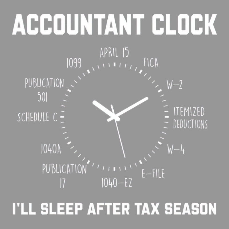 Funny Tax Accountant Clock I'll Sleep After Tax Se Women's V-Neck T-Shirt by worrekal | Artistshot