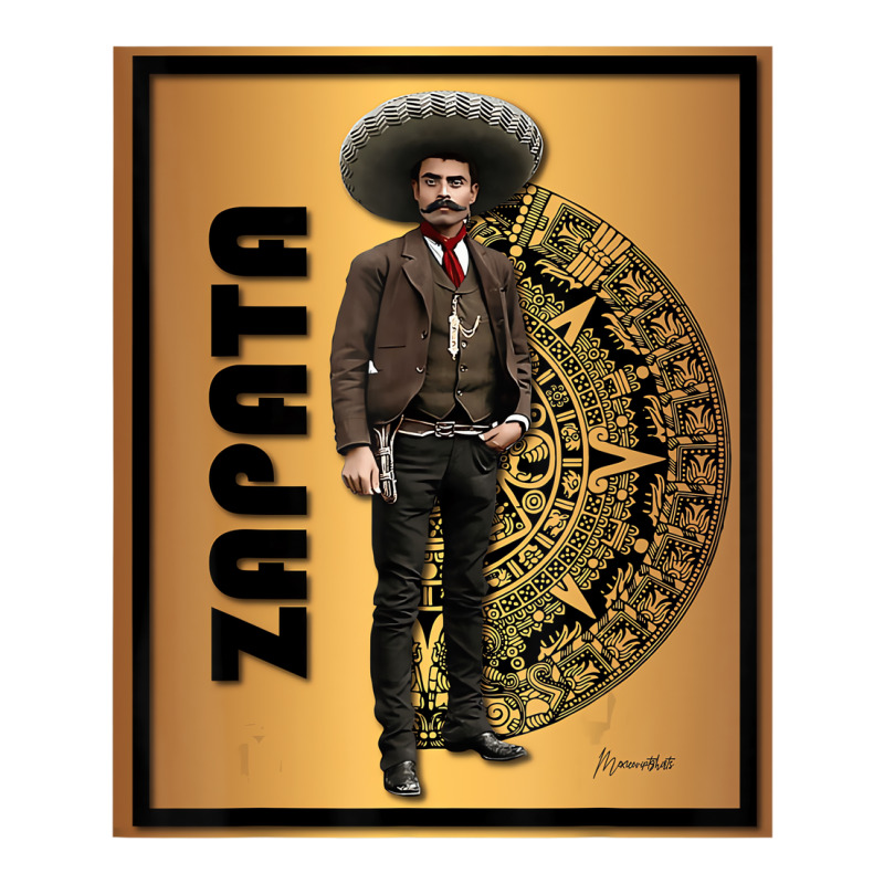 Emiliano Zapata Gold Aztec Calendar T Shirt Crewneck Sweatshirt | Artistshot