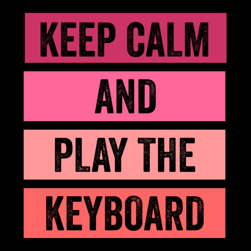 Keep Calm And Play The Keyboard Zipper Hoodie | Artistshot