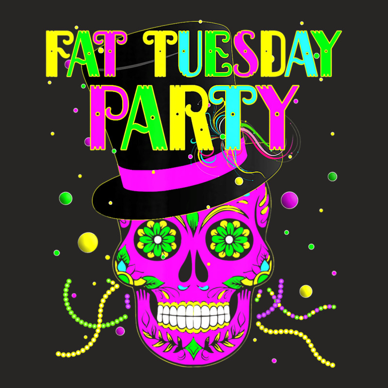 Fat Tuesday Mardi Gras Shirts Mardi Gras Costume M Ladies Fitted T-Shirt by mheny | Artistshot