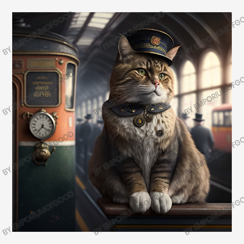 Cat In Station Classic T-shirt by EmporiumofGood | Artistshot