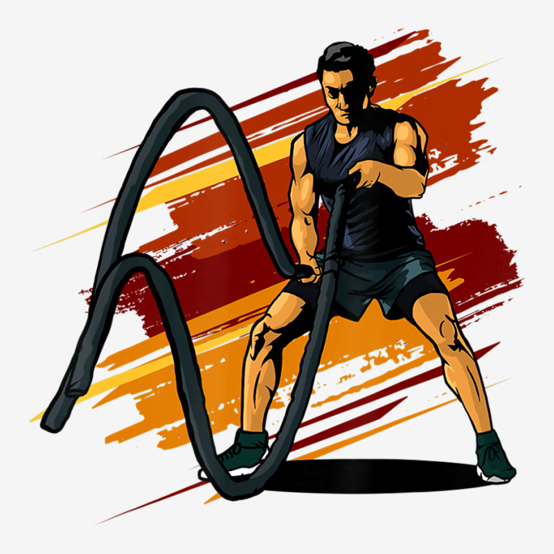 Cool Battle Rope Design T Shirt Front Car Mat | Artistshot