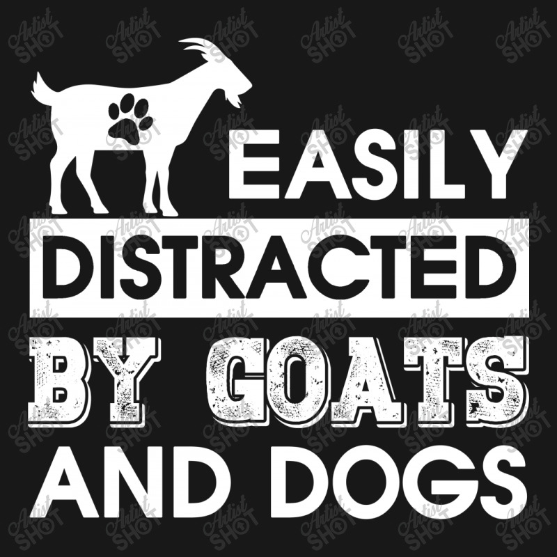 Easily Distracted By Goats And Dogs Flannel Shirt by hoainv | Artistshot