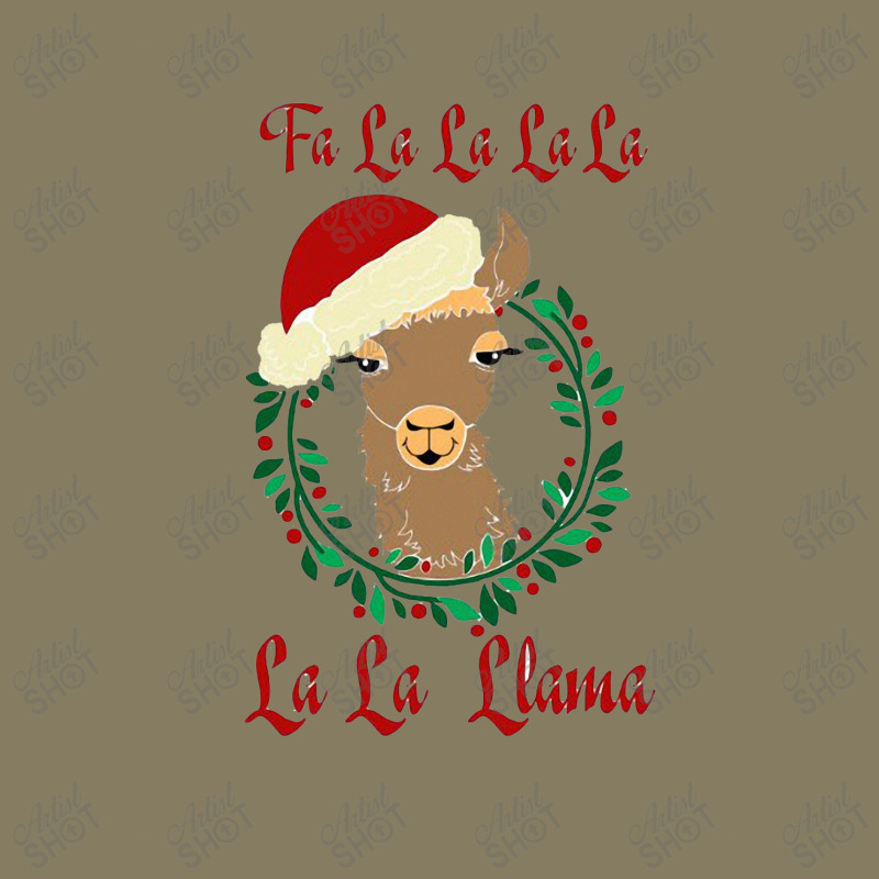 Fa La La La Llama Christmas Llama Flannel Shirt | Artistshot