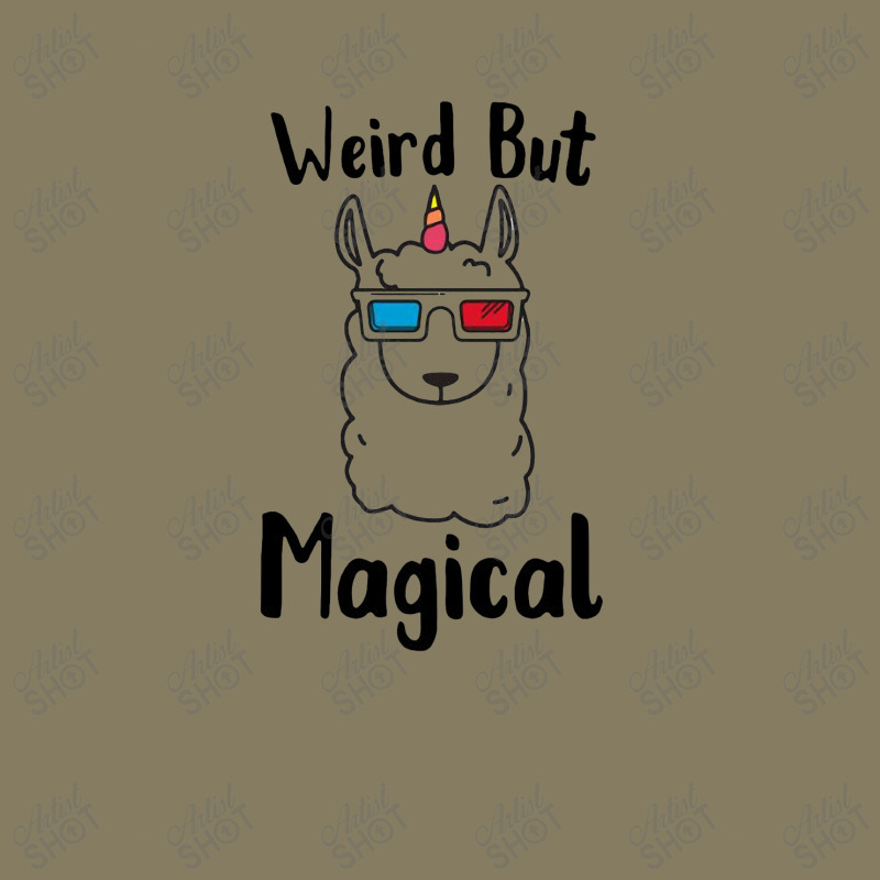 Weird But Magical Llamacorn With 3d Glasses Flannel Shirt | Artistshot