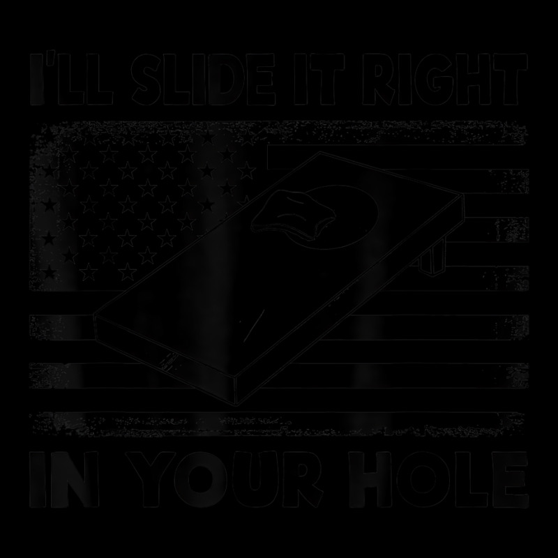 I'll Slide It Right In Your Hole Funny Cornhole Be Cropped Sweater by kranendon | Artistshot