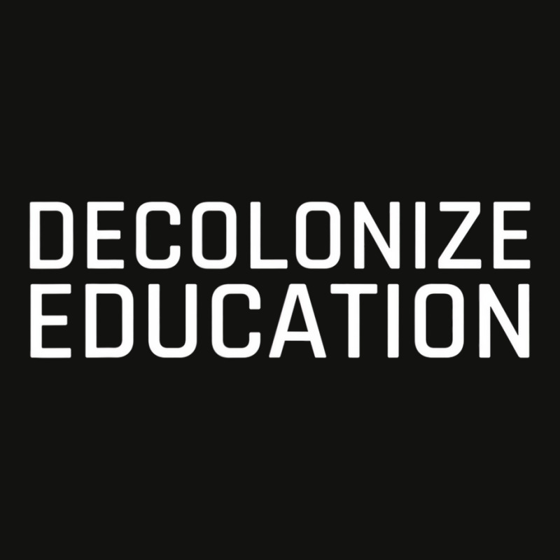 Decolonize Education Indigenous Native American Te Scorecard Crop Tee by calguaa | Artistshot