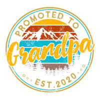 Mens Vintage New Grandpa 2020 Gift Promoted To Gra Sticker | Artistshot