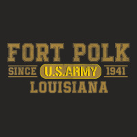 Fort Polk Louisiana T Shirt Ladies Fitted T-shirt | Artistshot