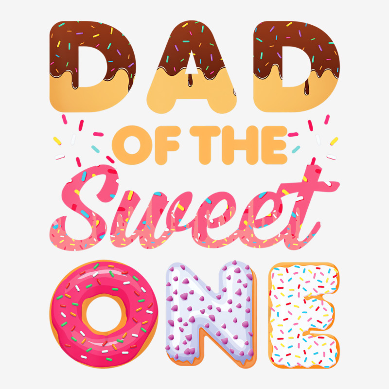 Dad Of Sweet One First Birthday Donut Theme T Shir Slide Sandal | Artistshot