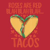 Food Lover Roses Are Red Blah Tacos Funny Valentin Women's V-neck T-shirt | Artistshot