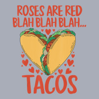 Food Lover Roses Are Red Blah Tacos Funny Valentin Tank Dress | Artistshot