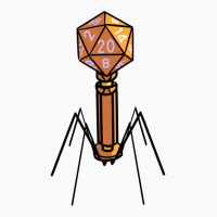 Bacteriophage W 20 Sided Die T-shirt | Artistshot