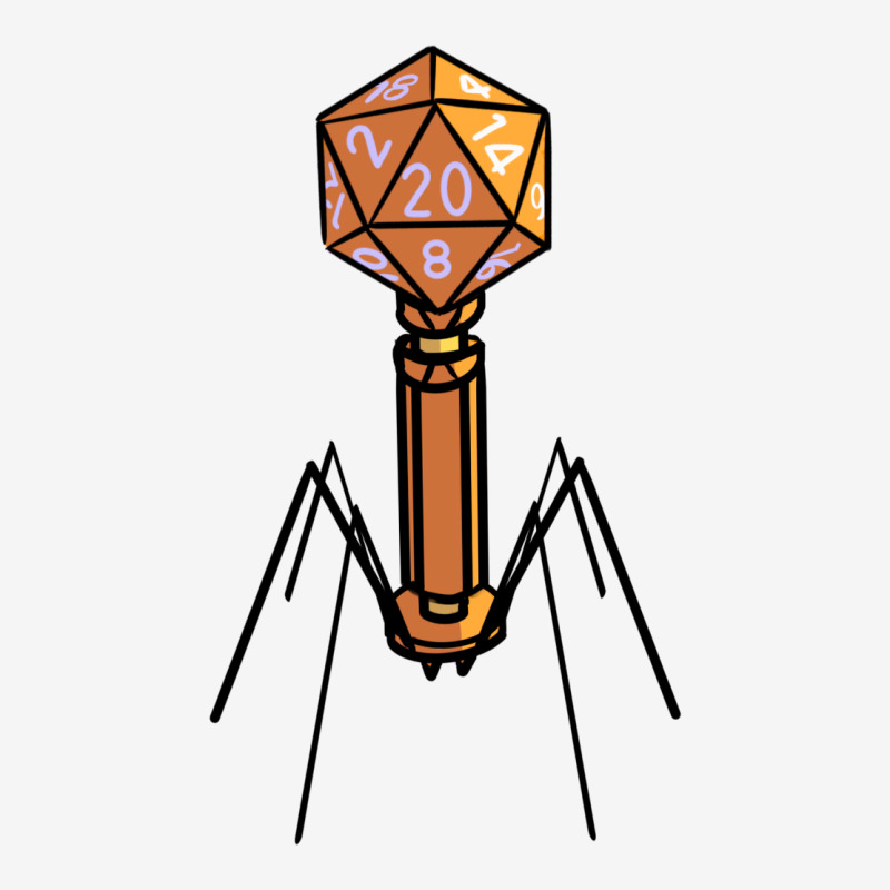 Bacteriophage W 20 Sided Die Classic T-shirt by lapebiehle | Artistshot