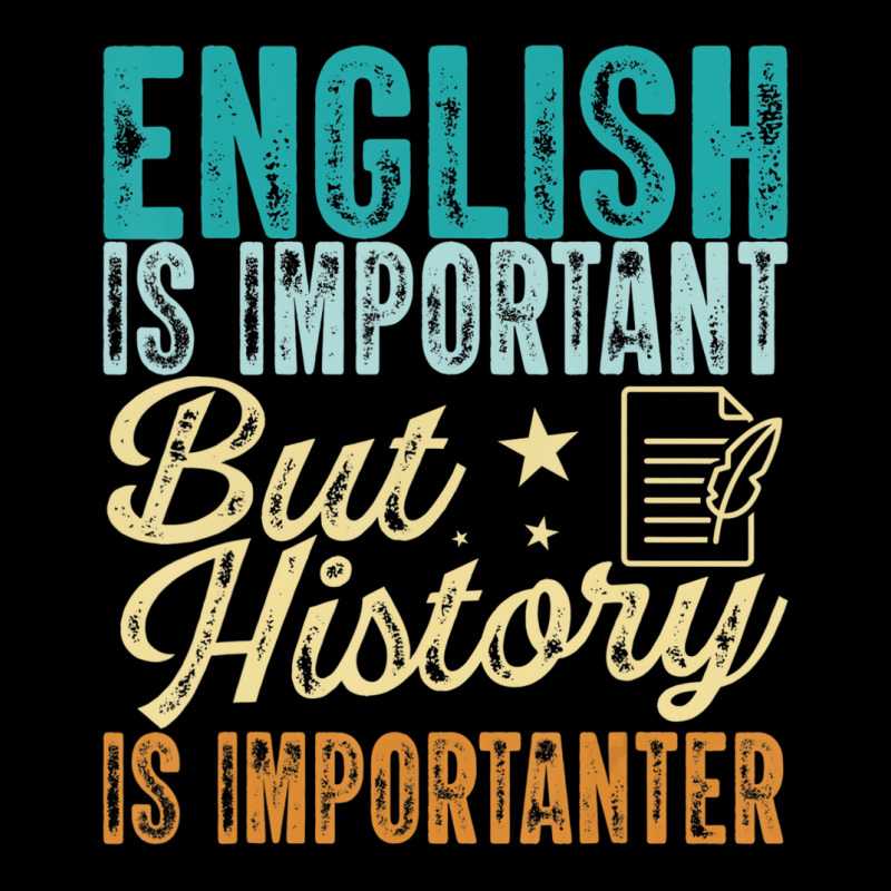 English Is Important But History Is Importanter Te Kids Cap by lavinia | Artistshot