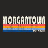 Vintage 70s 80s Style Morgantown Wv T Shirt Ladies Fitted T-shirt | Artistshot