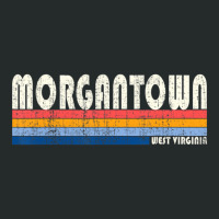 Vintage 70s 80s Style Morgantown Wv T Shirt Women's Triblend Scoop T-shirt | Artistshot