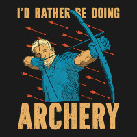 Archery Id Rather Be Arrow Shooting Target Wear Bo Full-length Apron | Artistshot