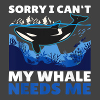 Sorry I Cant My Whale Needs Me With A Whale Vintage T-shirt | Artistshot