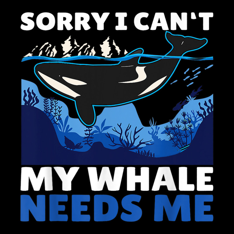 Sorry I Cant My Whale Needs Me With A Whale Fleece Short by Upsunshine | Artistshot