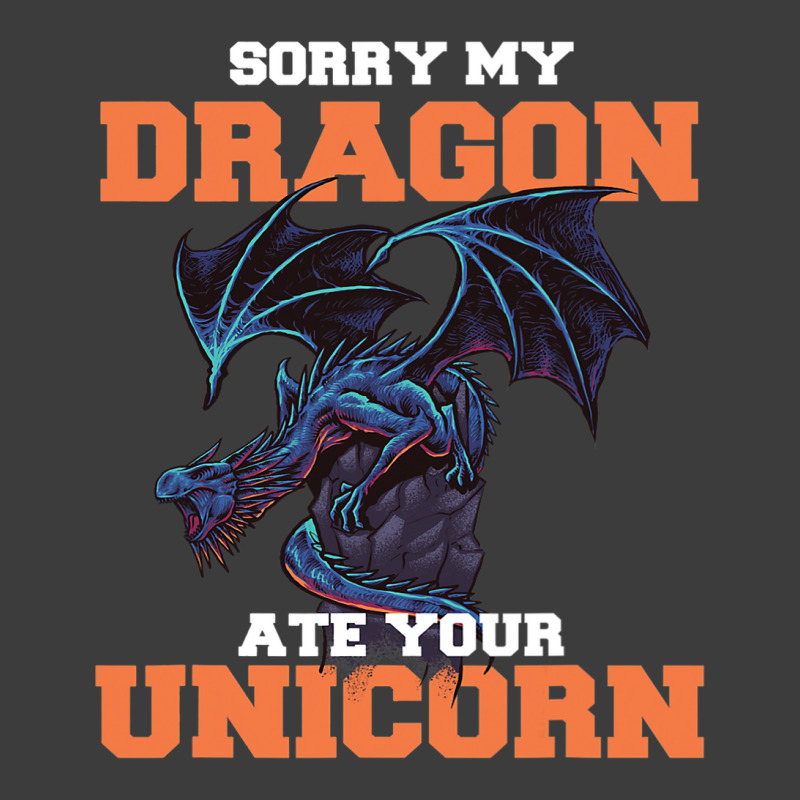 Sorry My Dragon Ate Your Unicorn Unicorn Dragon Sh Men's Polo Shirt by Upsunshine | Artistshot