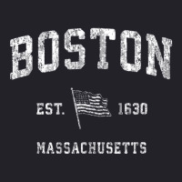 Boston Massachusetts Ma T Shirt Vintage Us Flag Sp Unisex Sherpa-lined Denim Jacket | Artistshot