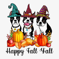 Boston Terrier Dog Lover Fall Ya'll Halloween Cost Ladies Fitted T-shirt | Artistshot