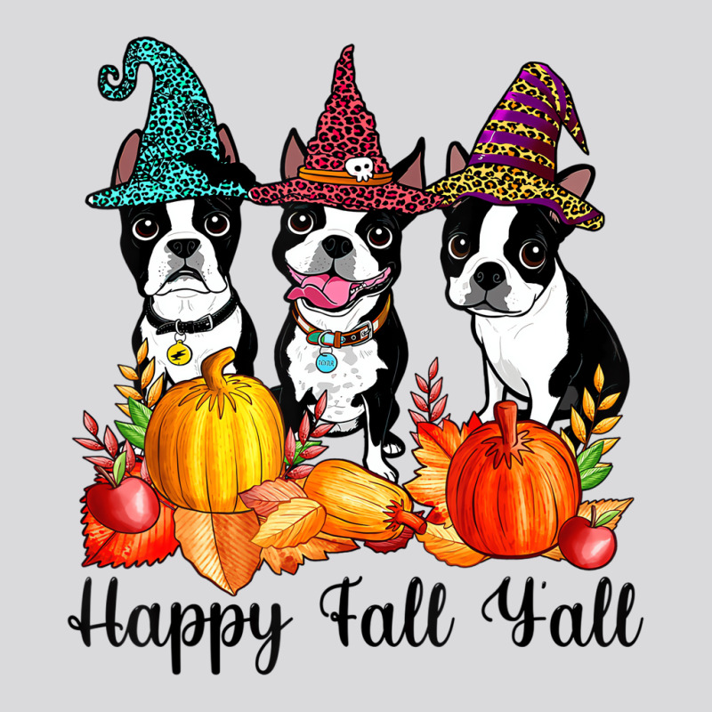 Boston Terrier Dog Lover Fall Ya'll Halloween Cost Women's Triblend Scoop T-shirt by aiiluurosy | Artistshot