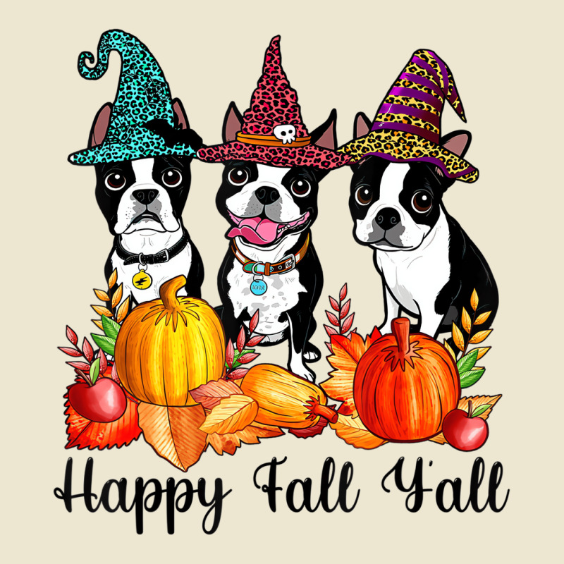 Boston Terrier Dog Lover Fall Ya'll Halloween Cost Cropped Hoodie by aiiluurosy | Artistshot