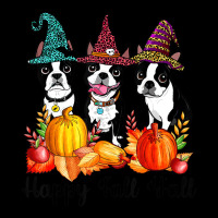 Boston Terrier Dog Lover Fall Ya'll Halloween Cost Cropped Sweater | Artistshot