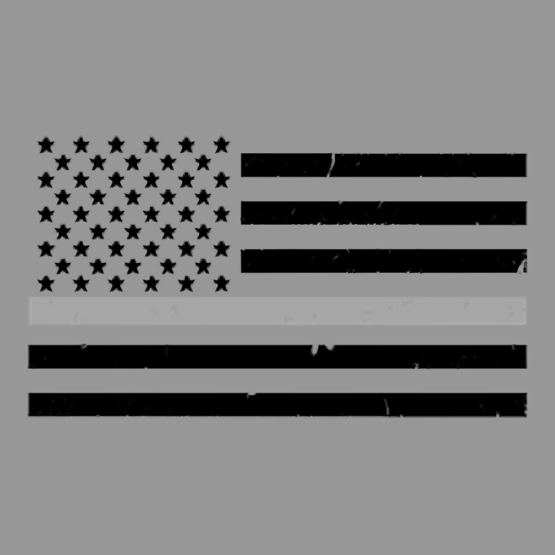 Thin Silver Line Flag Hoodie For Corrections Offic Women's V-neck T-shirt | Artistshot