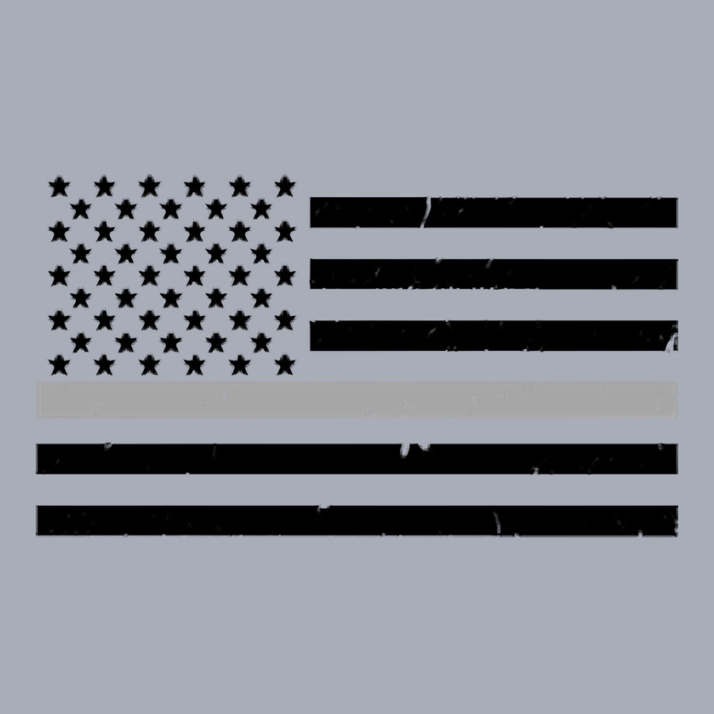 Thin Silver Line Flag Hoodie For Corrections Offic Tank Dress | Artistshot