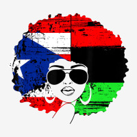 Puerto Rican Afro Latina, Boricua Puerto Rico Flag Scorecard Crop Tee | Artistshot