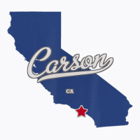 Carson California Ca Map T Shirt T-shirt | Artistshot