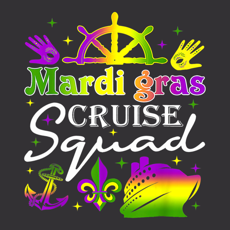 Mardi Gras Cruise Squad Matching Family Cruising C Vintage Hoodie | Artistshot