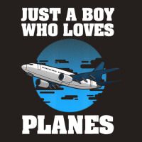 Funny Airplane Designs For Boys Men Plane Pilot Av Tank Top | Artistshot