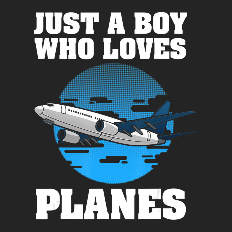 Funny Airplane Designs For Boys Men Plane Pilot Av 3/4 Sleeve Shirt | Artistshot