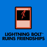 Lightning Bolt Ruins Friendships 19 Graphic T-shirt | Artistshot