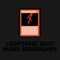 Lightning Bolt Ruins Friendships 19 Flannel Shirt | Artistshot