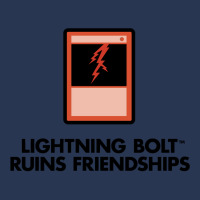 Lightning Bolt Ruins Friendships 19 Men Denim Jacket | Artistshot