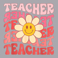 Funny Teacher Daisy Flowers Retro Groovy 70s Valen Youth 3/4 Sleeve | Artistshot