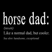 Funny And Cool Horse Dad Definition T Shirt Adjustable Cap | Artistshot