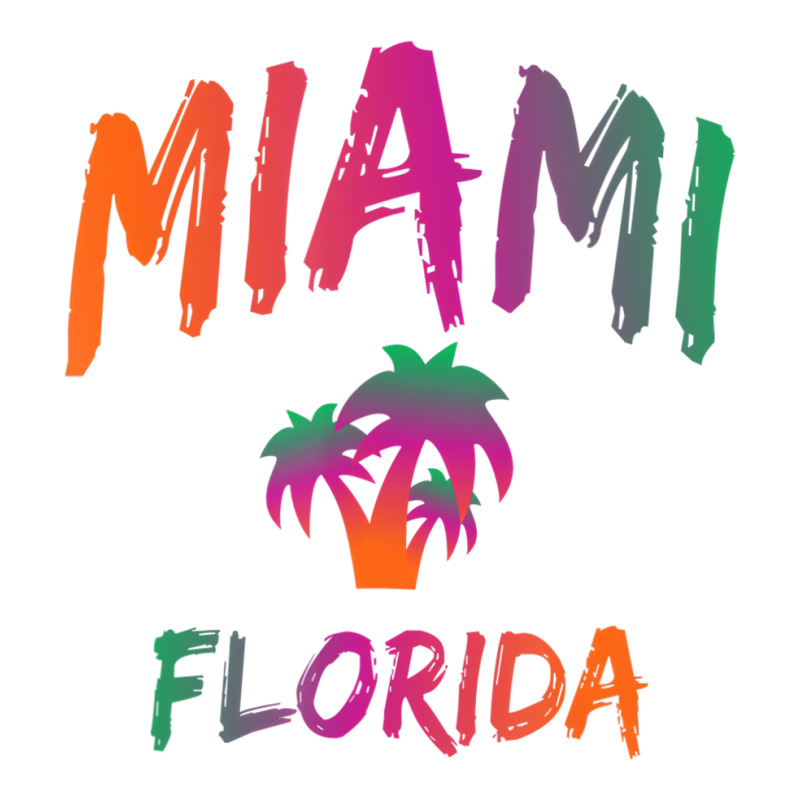 Miami   Florida   Tie Dye Text Print   Classic T S Baby Tee | Artistshot