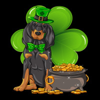 St Patricks Day Black And Tan Coonhound Shamrock P Long Sleeve Shirts | Artistshot