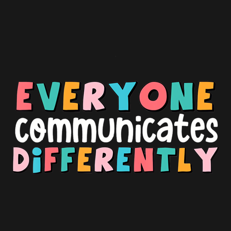 Everyone Communicate Differently Autism Special Ed Flannel Shirt by lavinia | Artistshot