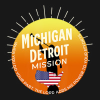 Michigan Detroit Mormon Lds Mission Missionary Gif Flannel Shirt | Artistshot