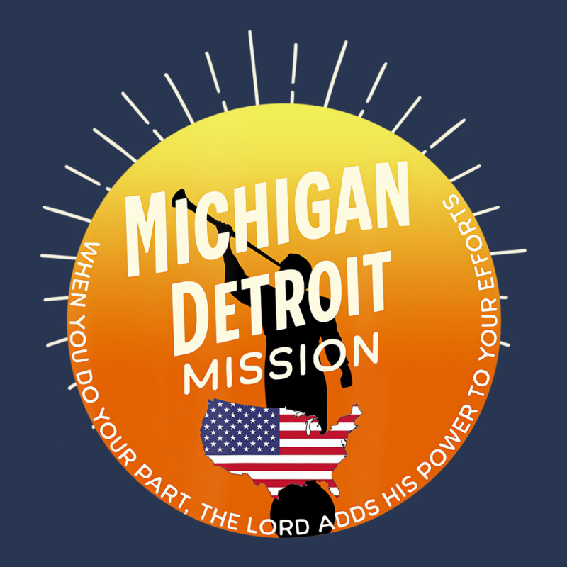 Michigan Detroit Mormon Lds Mission Missionary Gif Men Denim Jacket | Artistshot