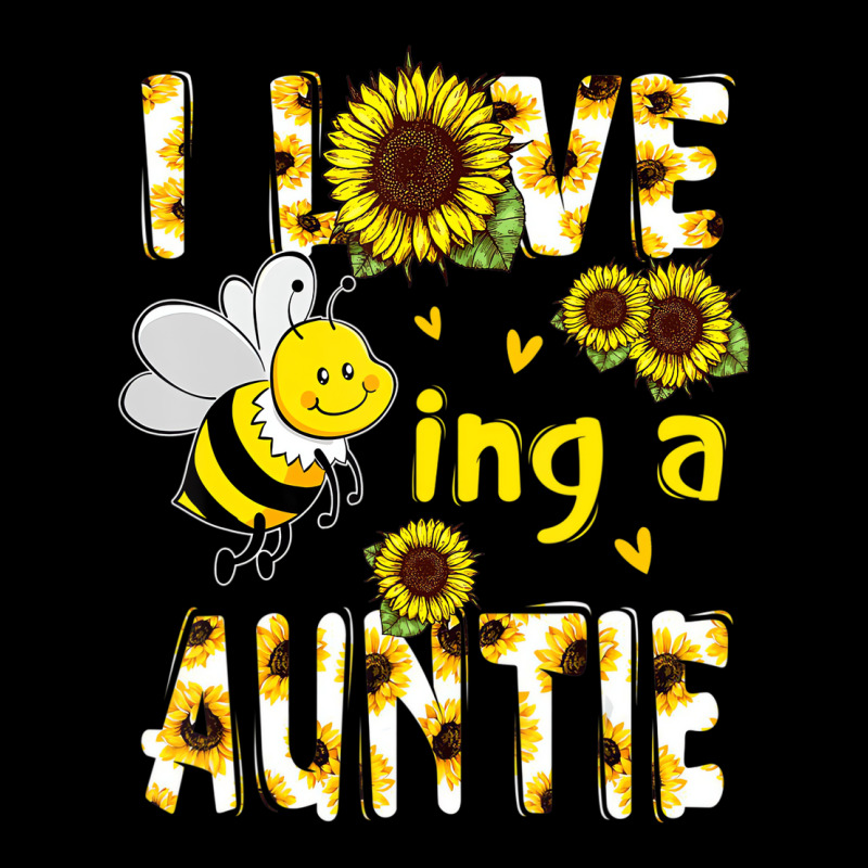 I Love Being A Auntie Sunflower Bee, Mother's Day Graphic T-shirt | Artistshot