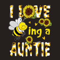 I Love Being A Auntie Sunflower Bee, Mother's Day Tank Top | Artistshot